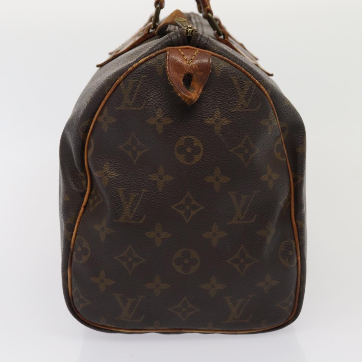 LOUIS VUITTON Monogram Speedy 30 Hand Bag M41526 LV Auth 80464