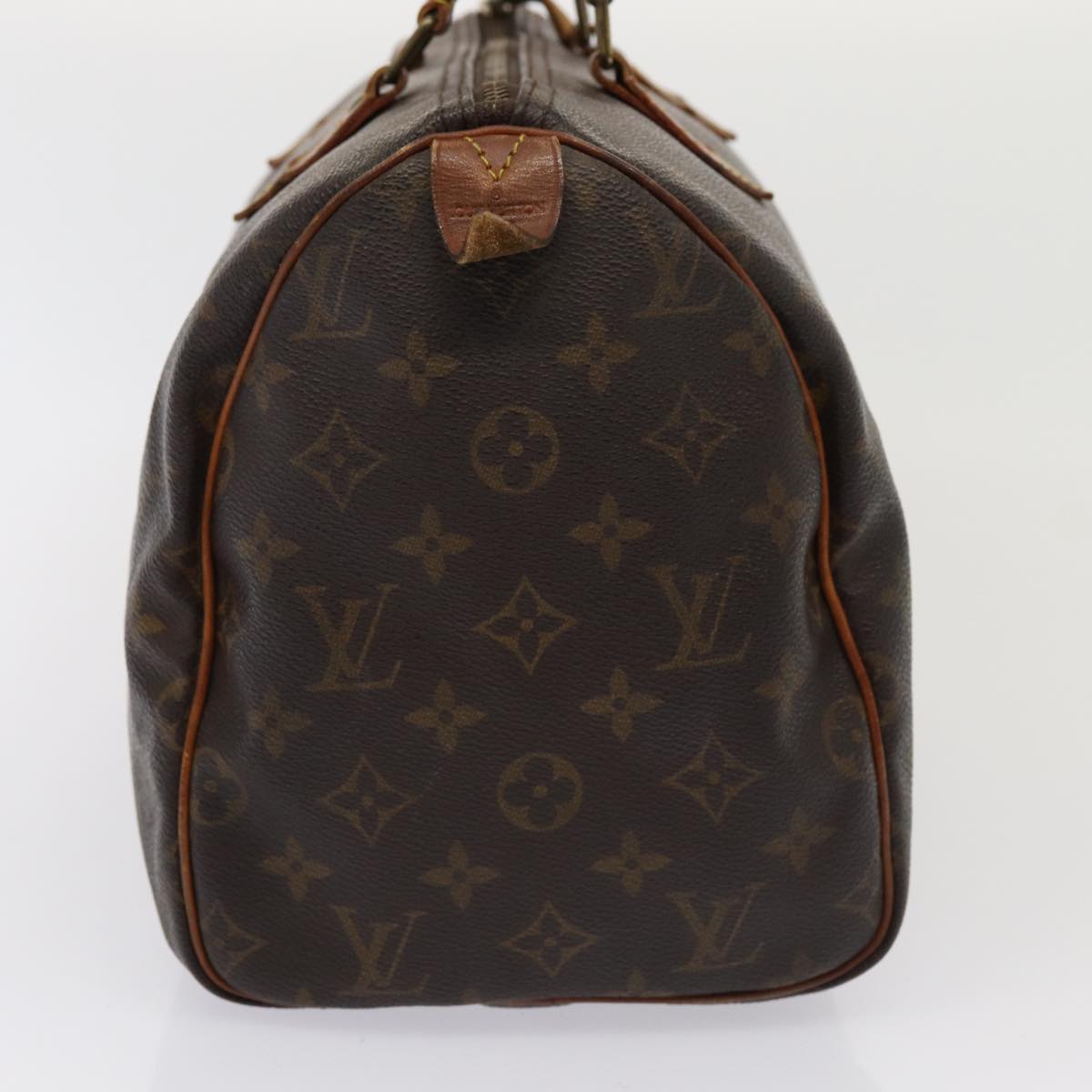 LOUIS VUITTON Monogram Speedy 30 Hand Bag M41526 LV Auth 80464