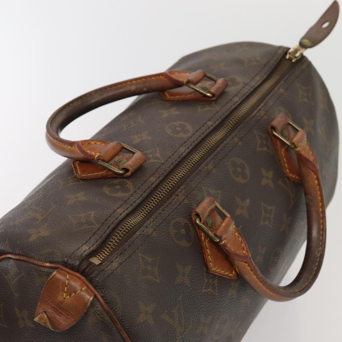 LOUIS VUITTON Monogram Speedy 30 Hand Bag M41526 LV Auth 80464