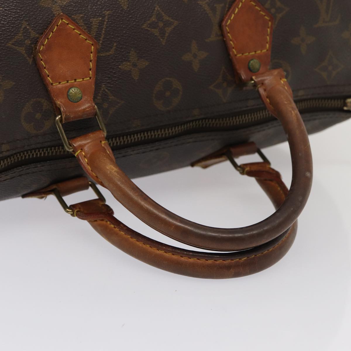 LOUIS VUITTON Monogram Speedy 30 Hand Bag M41526 LV Auth 80464