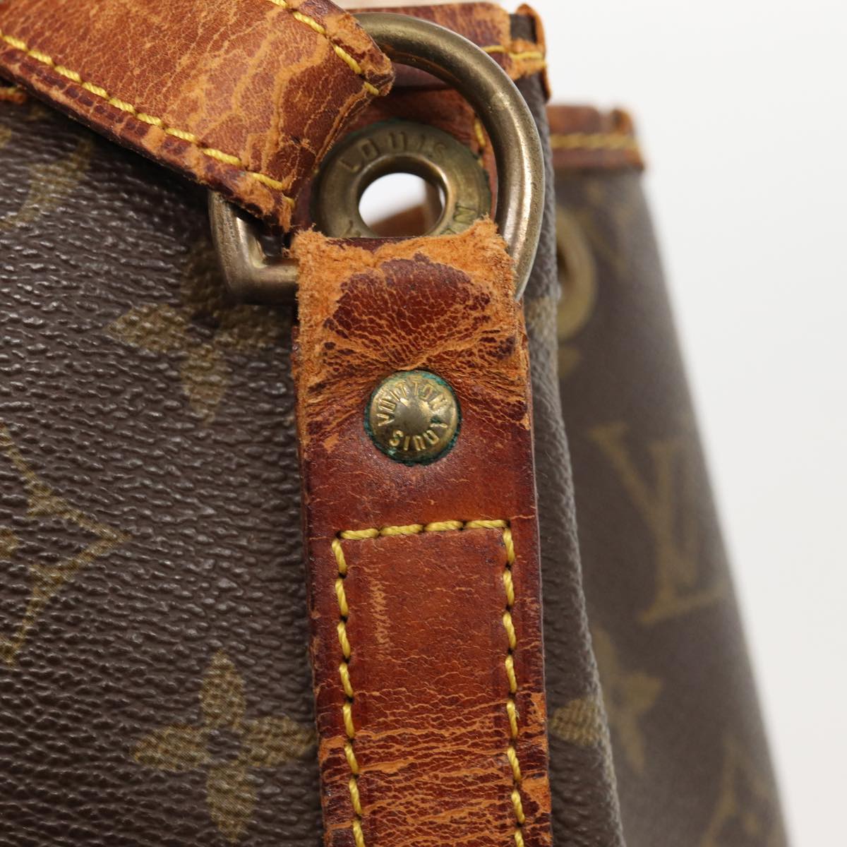 LOUIS VUITTON Monogram Noe Shoulder Bag M42224 LV Auth 80473