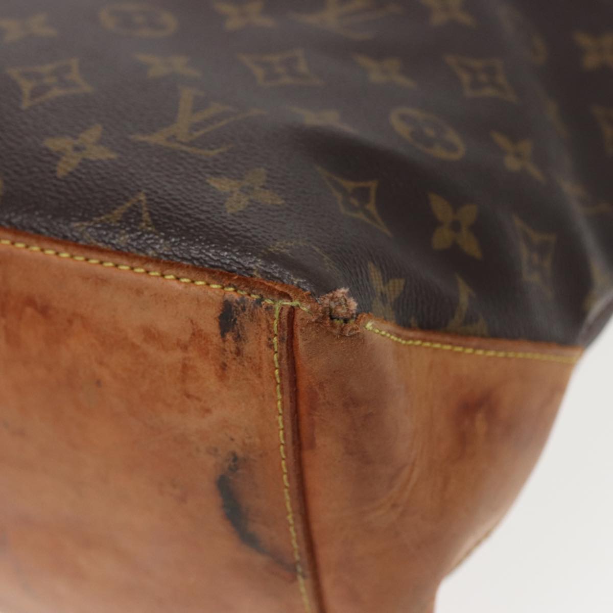 LOUIS VUITTON Monogram Cabas Mezzo Tote Bag M51151 LV Auth 80484