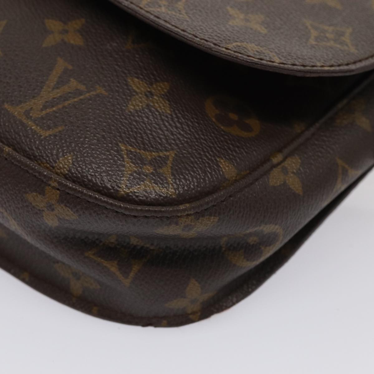 LOUIS VUITTON Monogram Saint Cloud MM Shoulder Bag M51243 LV Auth 80489