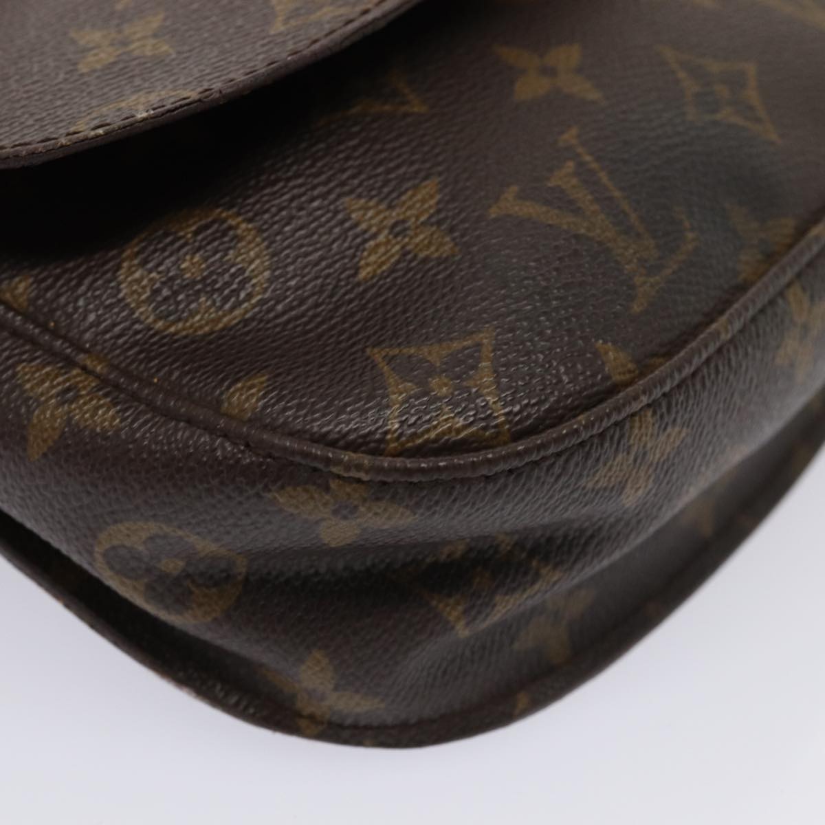 LOUIS VUITTON Monogram Saint Cloud MM Shoulder Bag M51243 LV Auth 80489