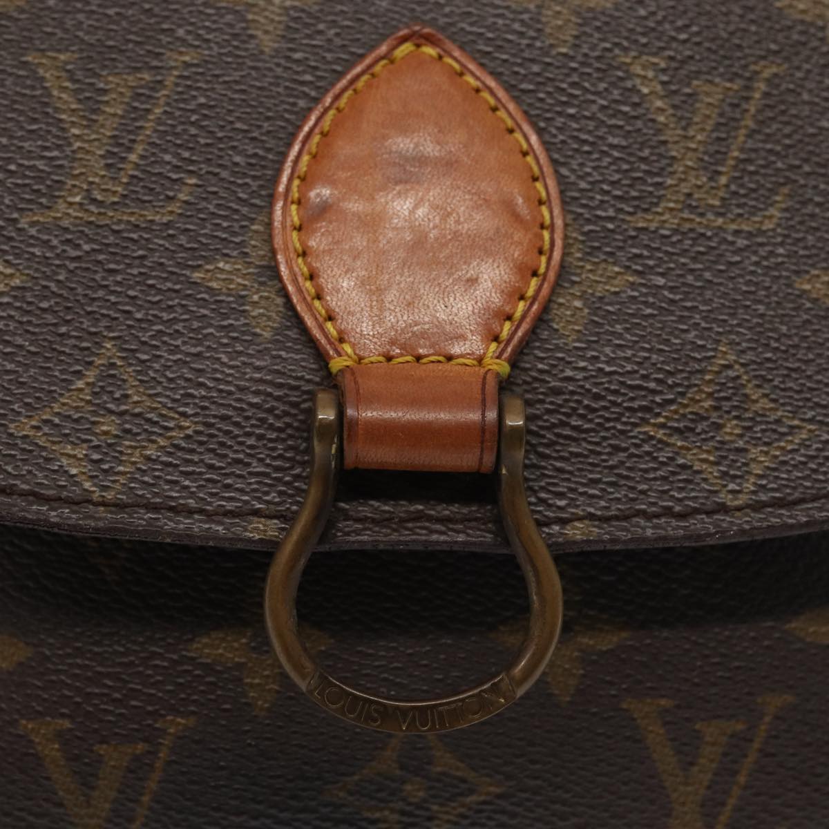 LOUIS VUITTON Monogram Saint Cloud MM Shoulder Bag M51243 LV Auth 80489