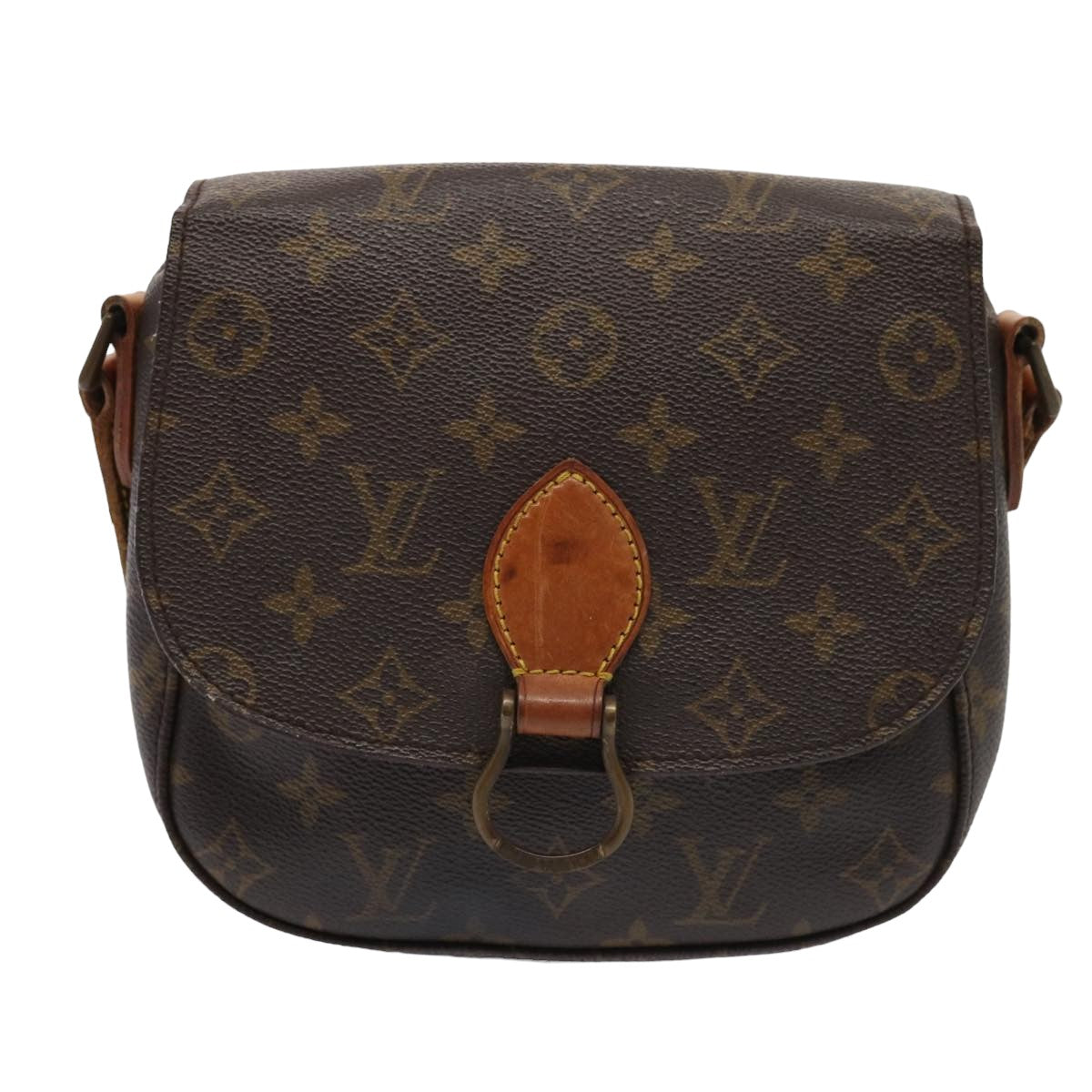 LOUIS VUITTON Monogram Saint Cloud MM Shoulder Bag M51243 LV Auth 80489