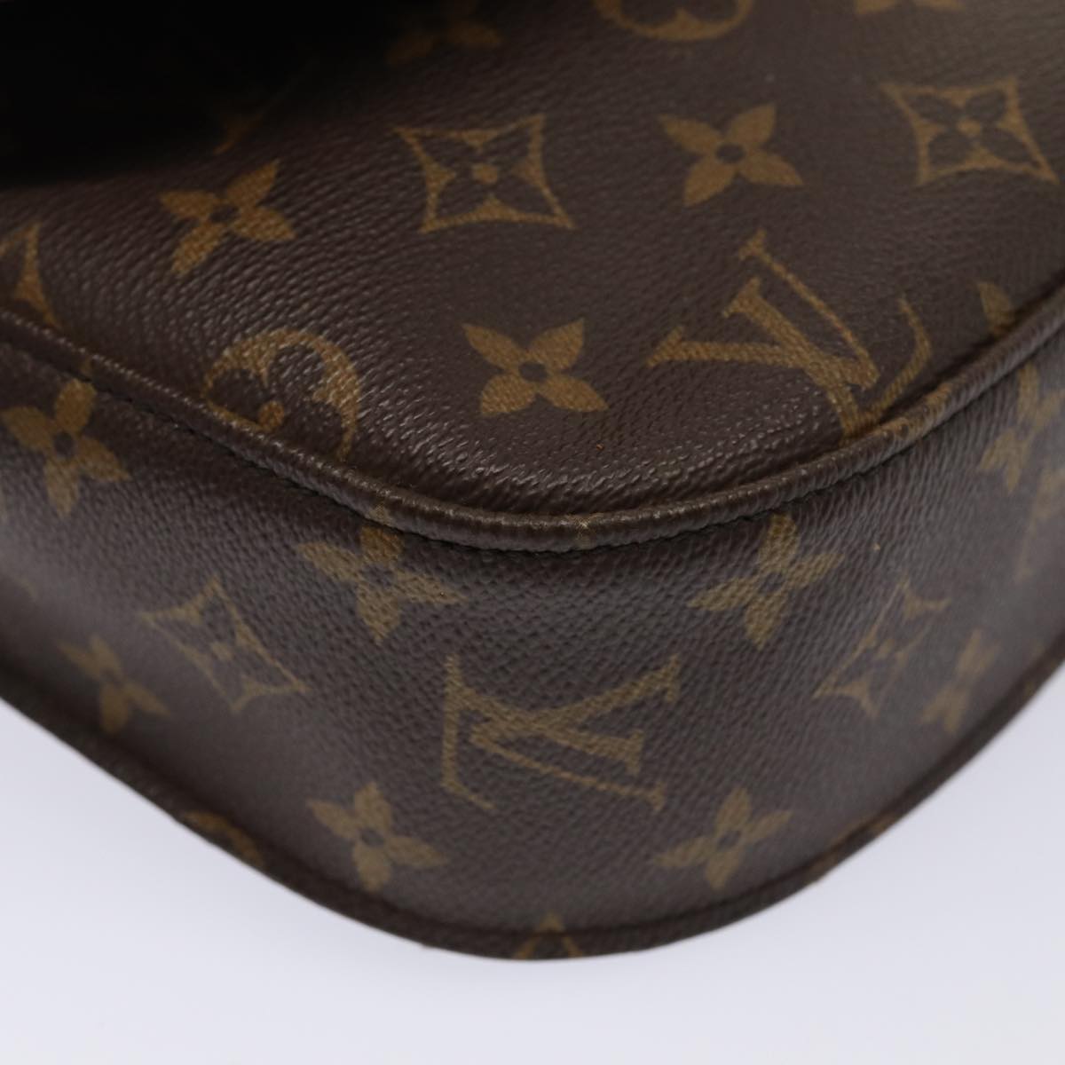 LOUIS VUITTON Monogram Saint Cloud GM Shoulder Bag M51242 LV Auth 80490