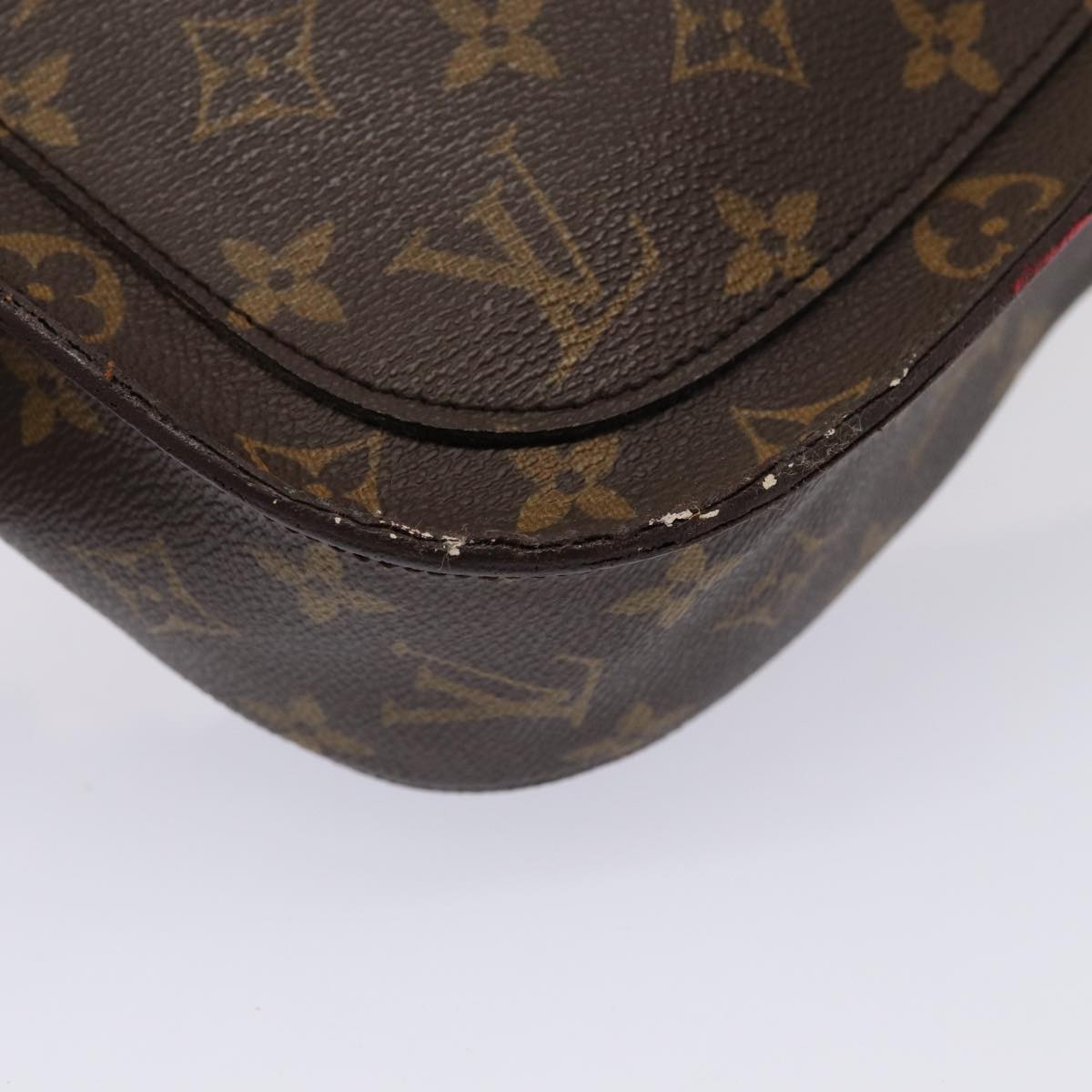 LOUIS VUITTON Monogram Saint Cloud GM Shoulder Bag M51242 LV Auth 80490