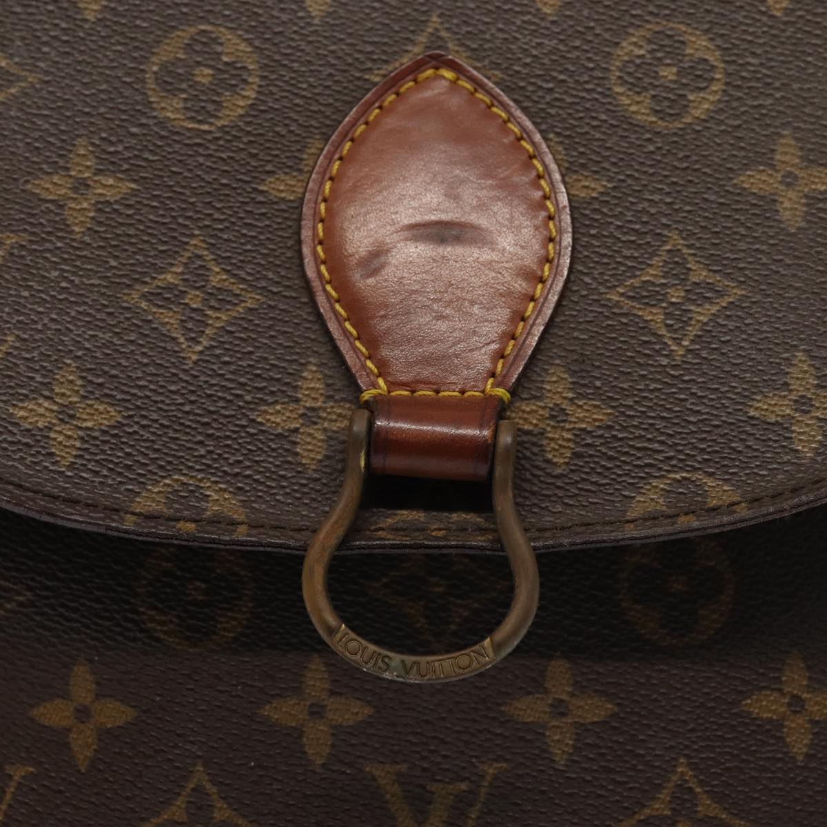 LOUIS VUITTON Monogram Saint Cloud GM Shoulder Bag M51242 LV Auth 80490