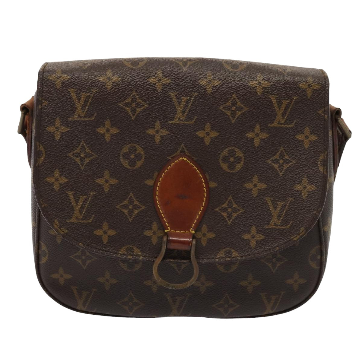 LOUIS VUITTON Monogram Saint Cloud GM Shoulder Bag M51242 LV Auth 80490