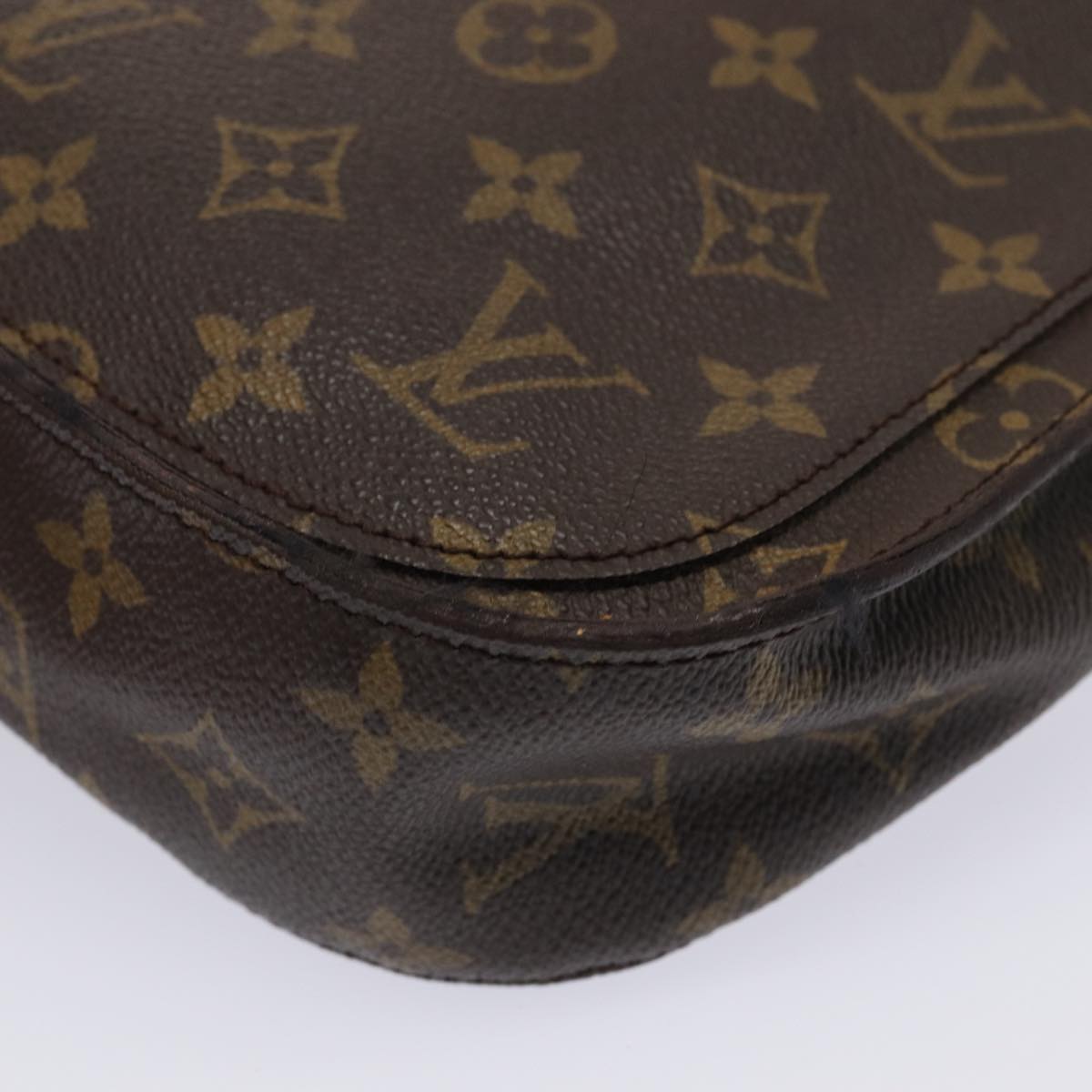 LOUIS VUITTON Monogram Saint Cloud GM Shoulder Bag M51242 LV Auth 80491