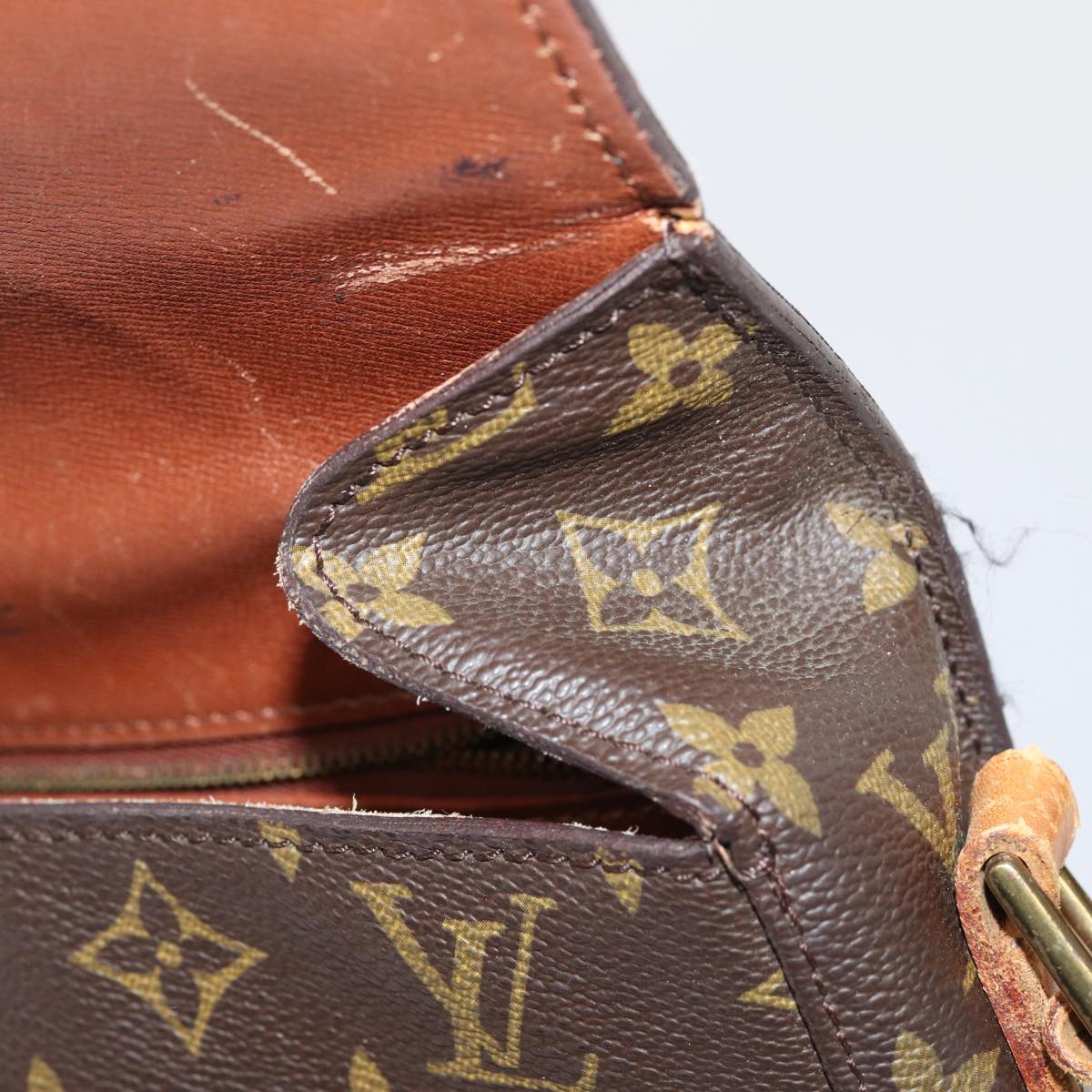 LOUIS VUITTON Monogram Saint Cloud GM Shoulder Bag M51242 LV Auth 80491