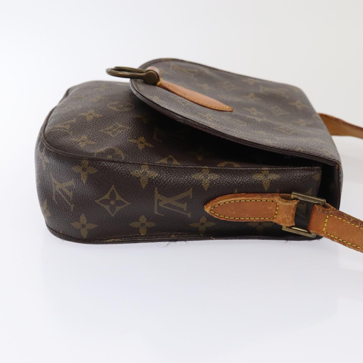 LOUIS VUITTON Monogram Saint Cloud GM Shoulder Bag M51242 LV Auth 80491