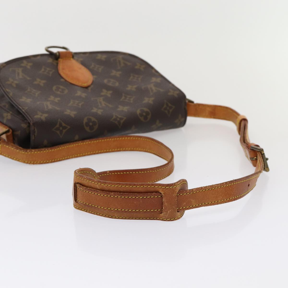 LOUIS VUITTON Monogram Saint Cloud GM Shoulder Bag M51242 LV Auth 80491