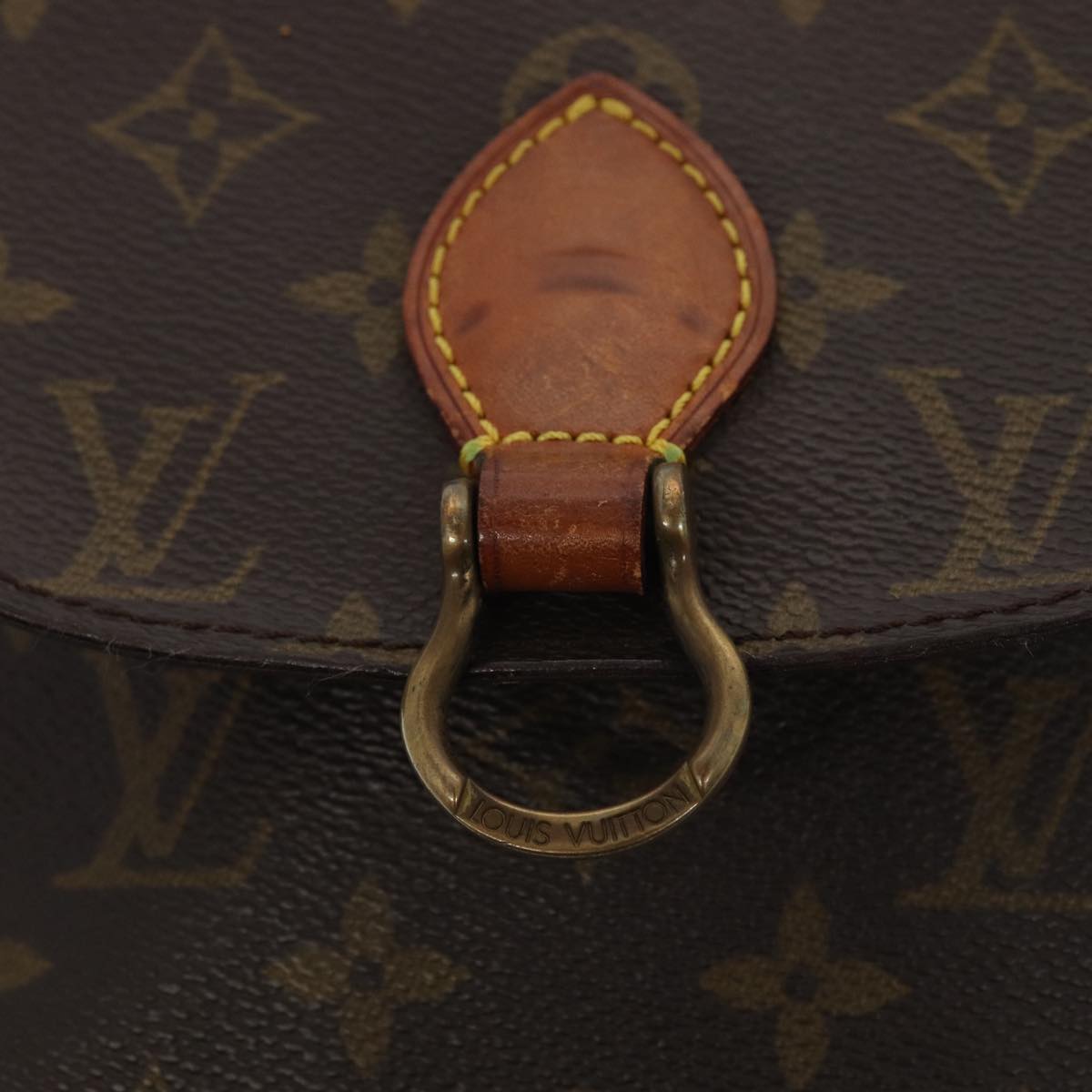 LOUIS VUITTON Monogram Saint Cloud PM Shoulder Bag M51244 LV Auth 80493