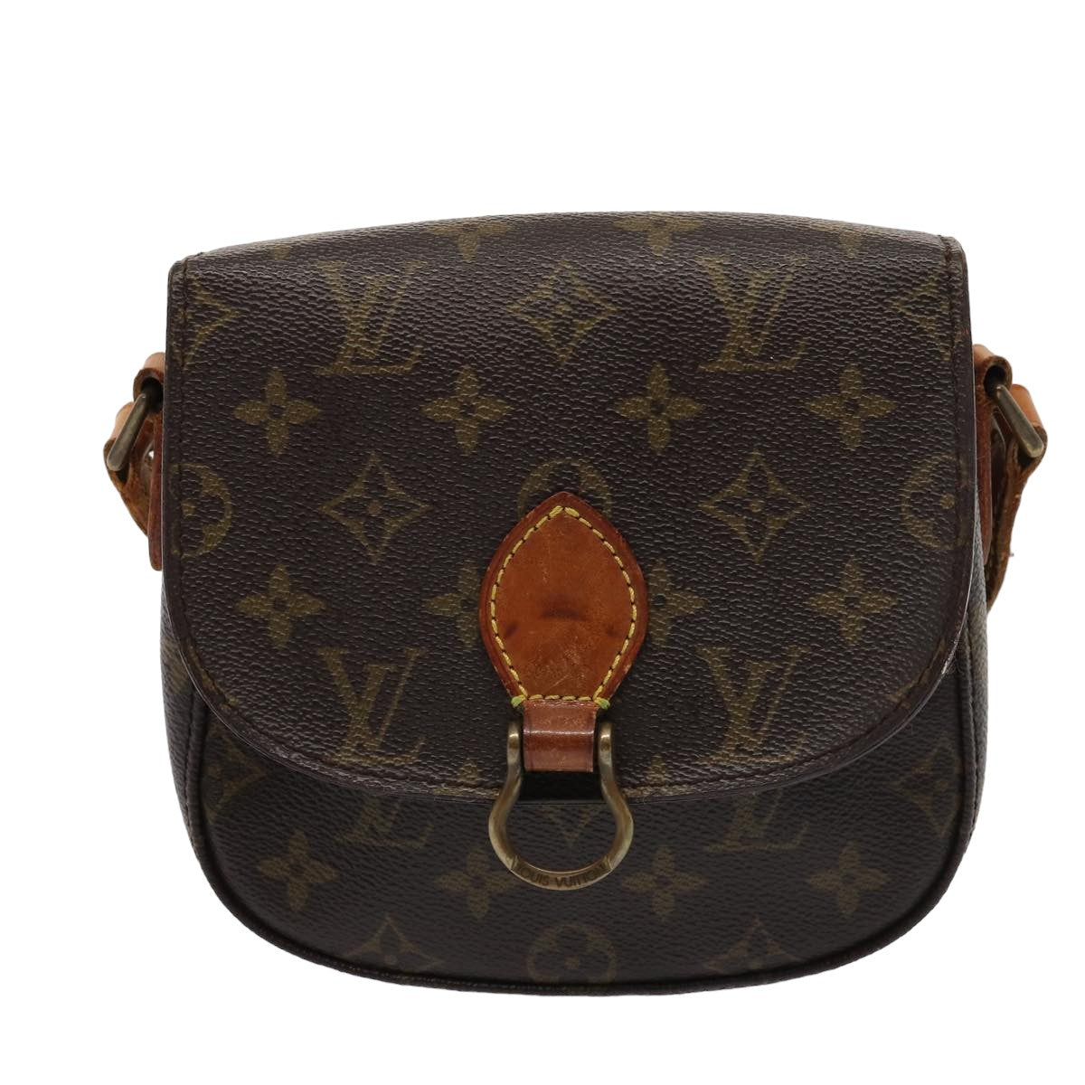 LOUIS VUITTON Monogram Saint Cloud PM Shoulder Bag M51244 LV Auth 80493