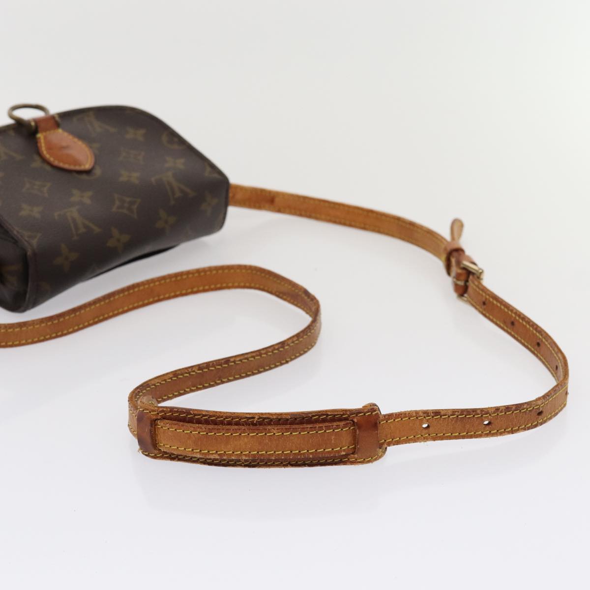 LOUIS VUITTON Monogram Saint Cloud PM Shoulder Bag M51244 LV Auth 80493