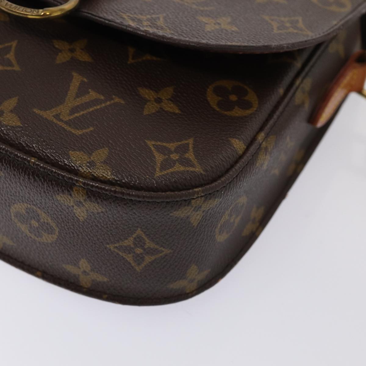 LOUIS VUITTON Monogram Saint Cloud MM Shoulder Bag M51243 LV Auth 80494