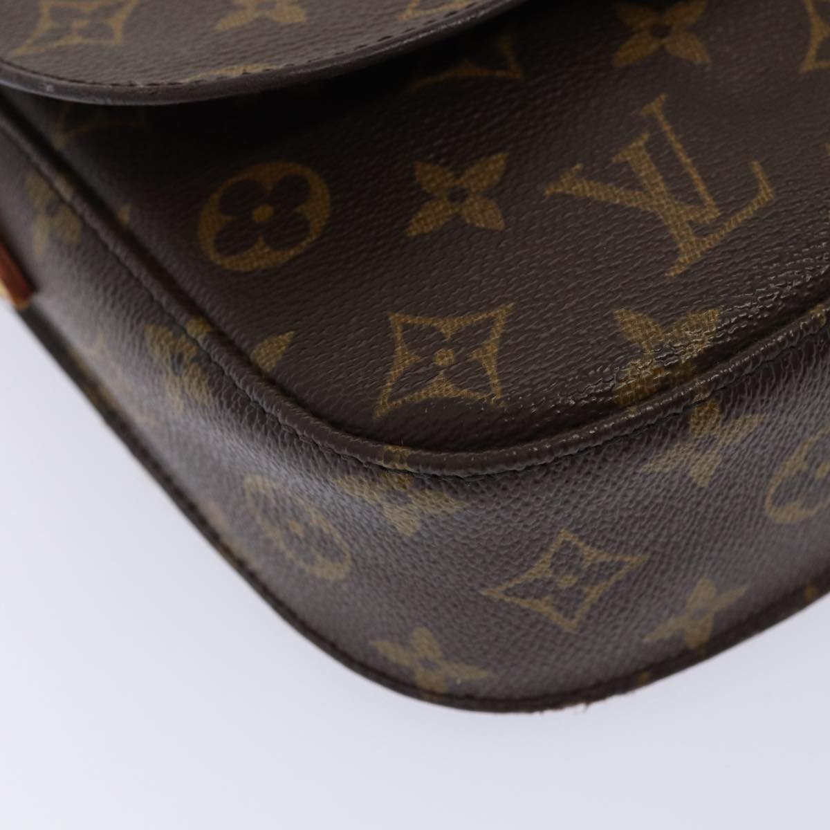 LOUIS VUITTON Monogram Saint Cloud MM Shoulder Bag M51243 LV Auth 80494