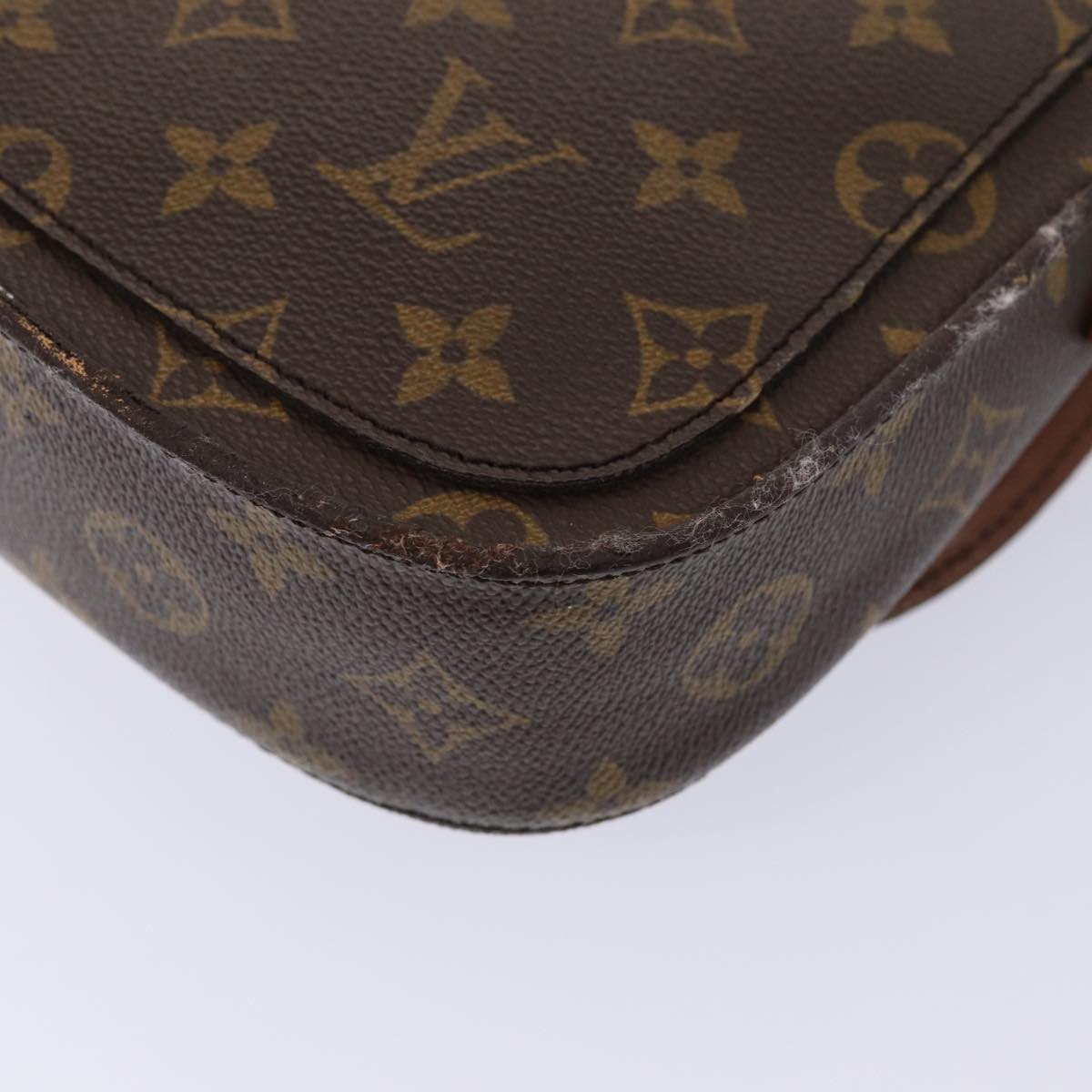 LOUIS VUITTON Monogram Saint Cloud MM Shoulder Bag M51243 LV Auth 80494