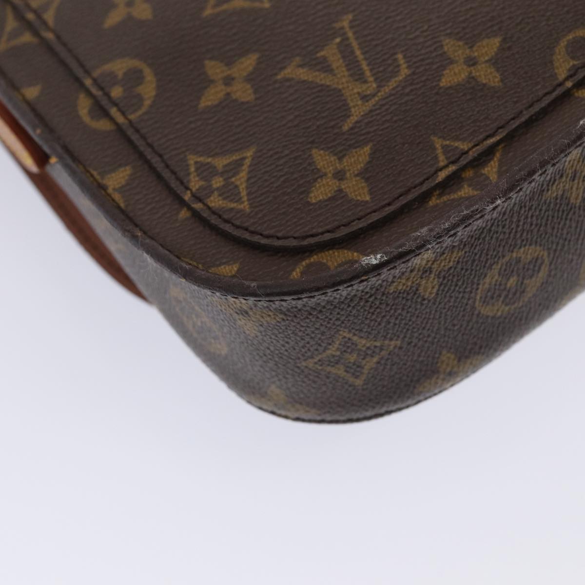 LOUIS VUITTON Monogram Saint Cloud MM Shoulder Bag M51243 LV Auth 80494