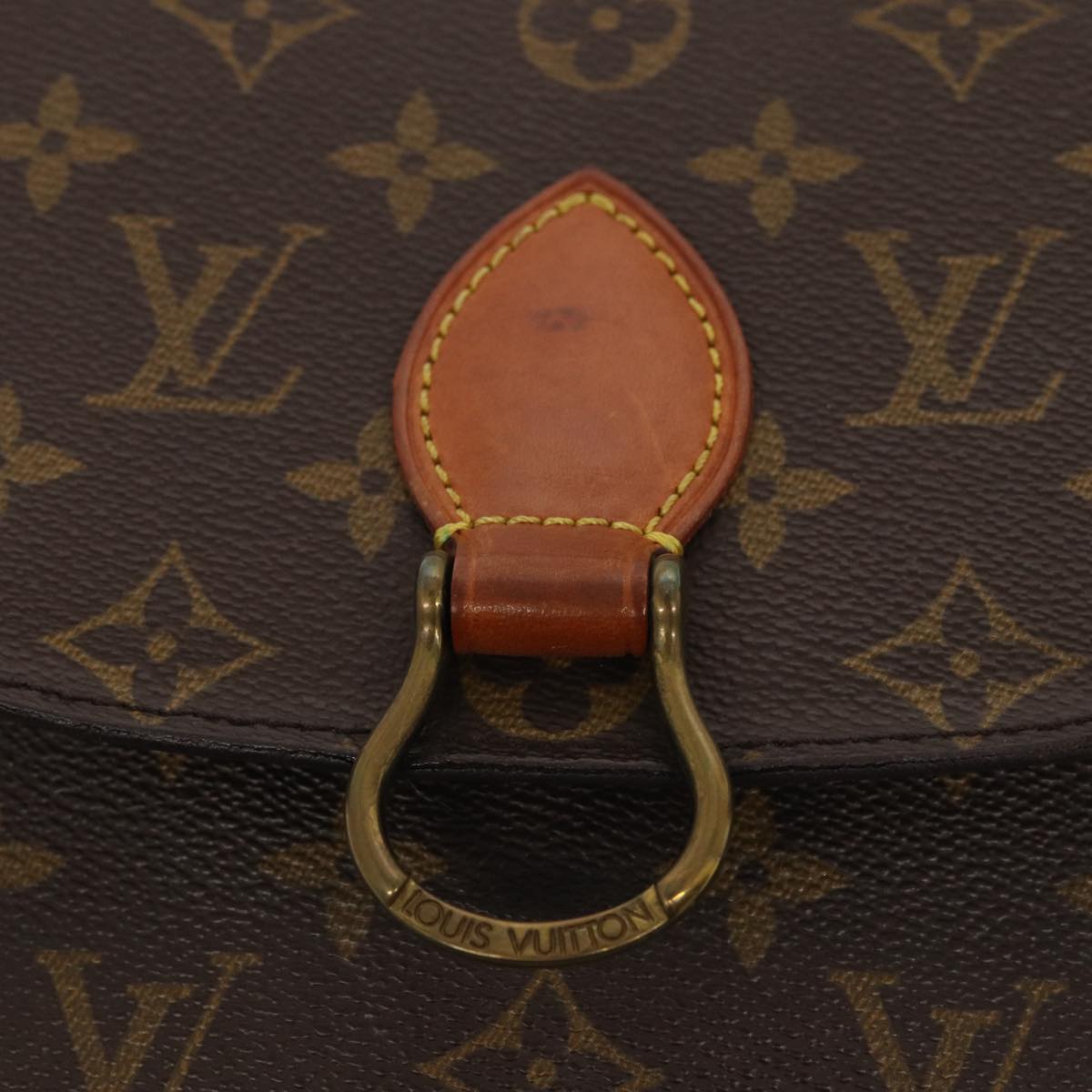 LOUIS VUITTON Monogram Saint Cloud MM Shoulder Bag M51243 LV Auth 80494