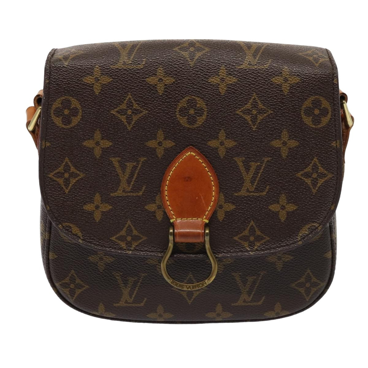 LOUIS VUITTON Monogram Saint Cloud MM Shoulder Bag M51243 LV Auth 80494