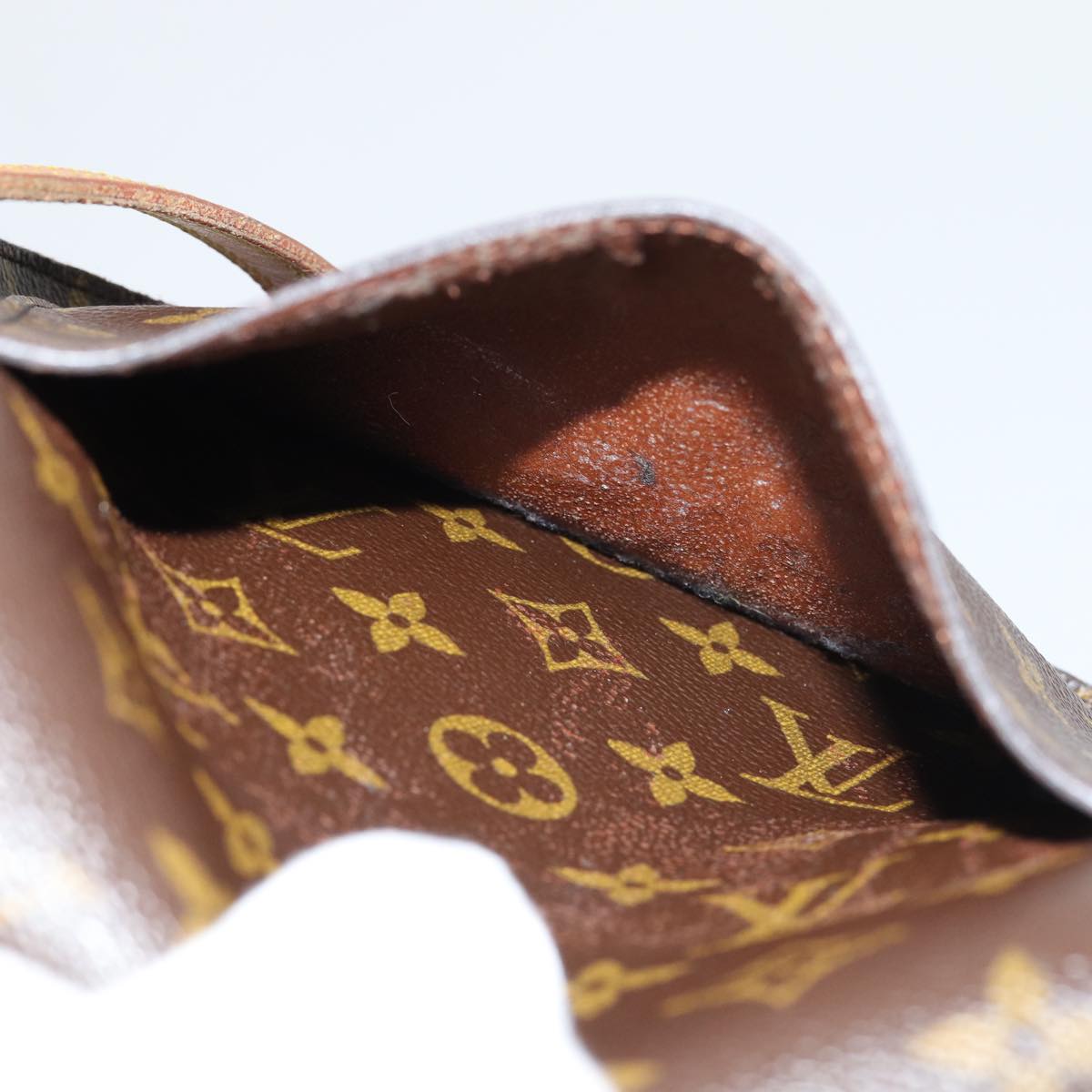 LOUIS VUITTON Monogram Saint Cloud MM Shoulder Bag M51243 LV Auth 80494