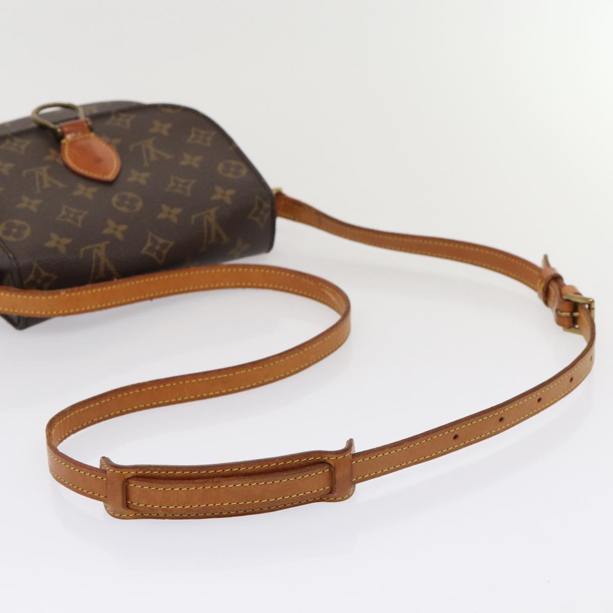 LOUIS VUITTON Monogram Saint Cloud MM Shoulder Bag M51243 LV Auth 80494