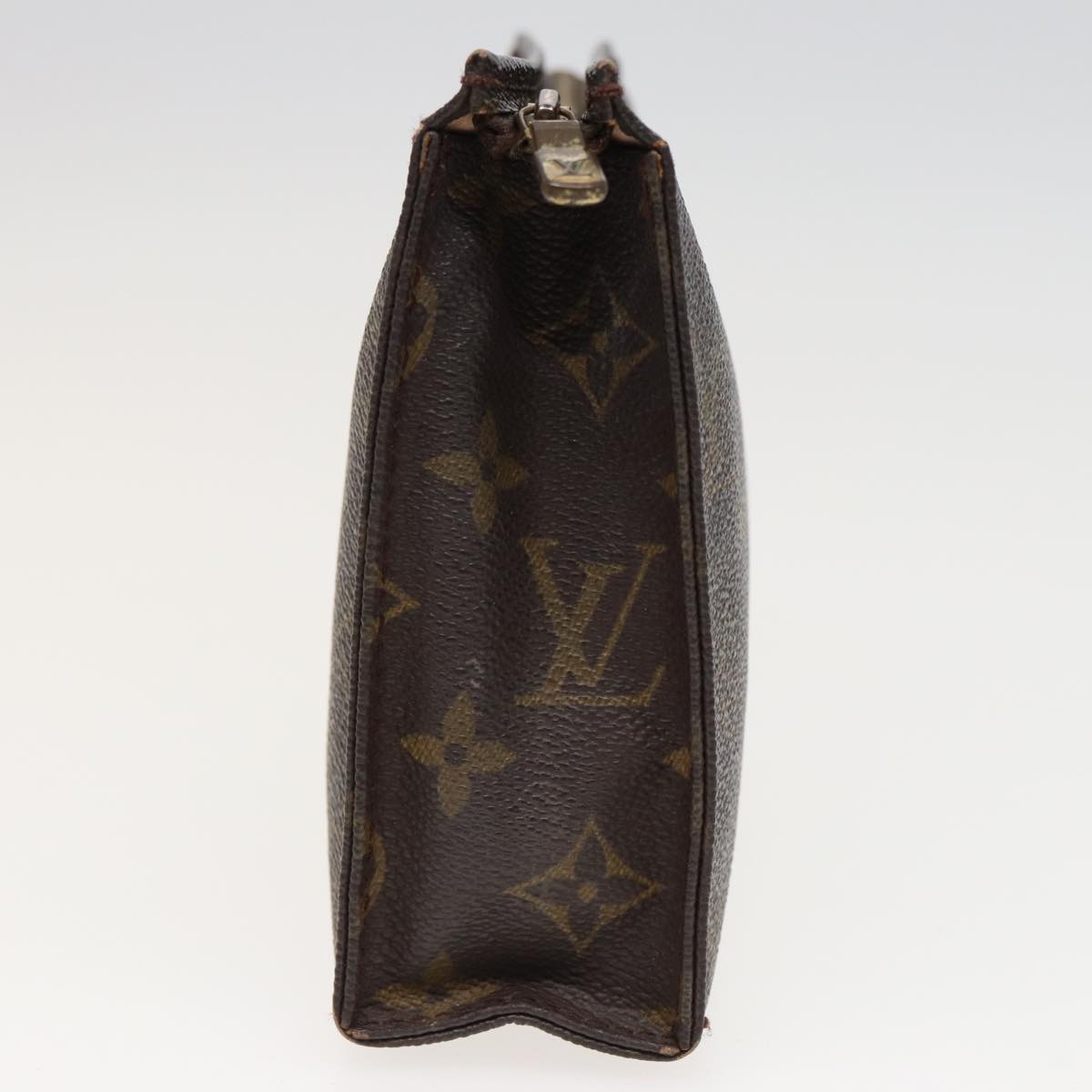 LOUIS VUITTON Monogram Poche Toilette 19 Pouch M47544 LV Auth 80495