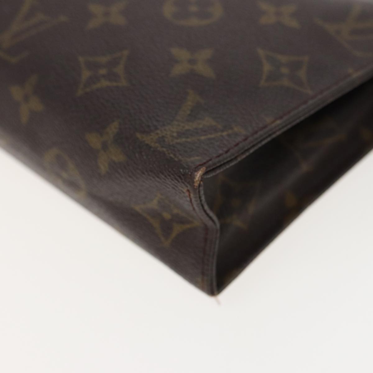 LOUIS VUITTON Monogram Poche Toilette 19 Pouch M47544 LV Auth 80495