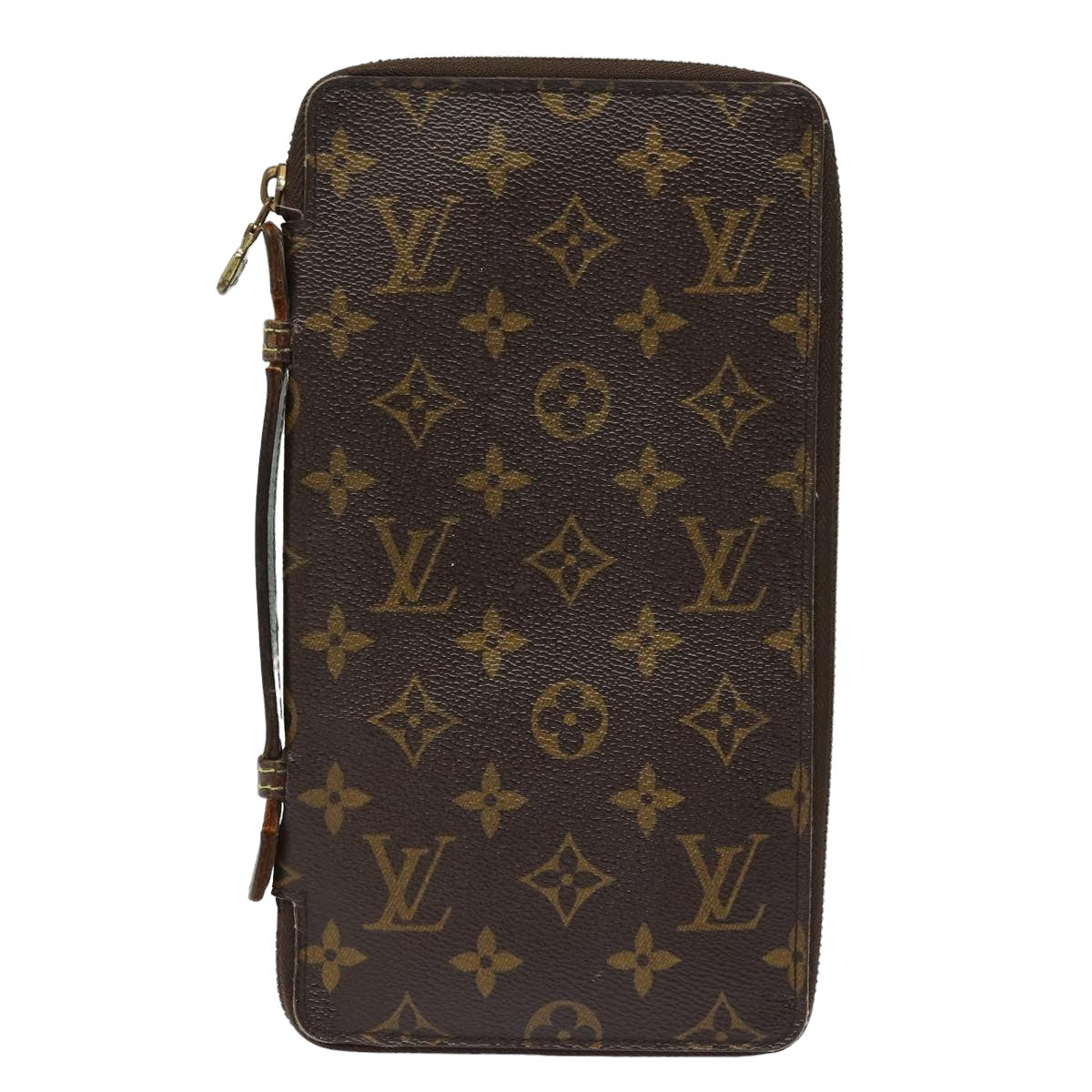 LOUIS VUITTON Monogram Organizer De Voyage Travel Case M60120 LV Auth 80502