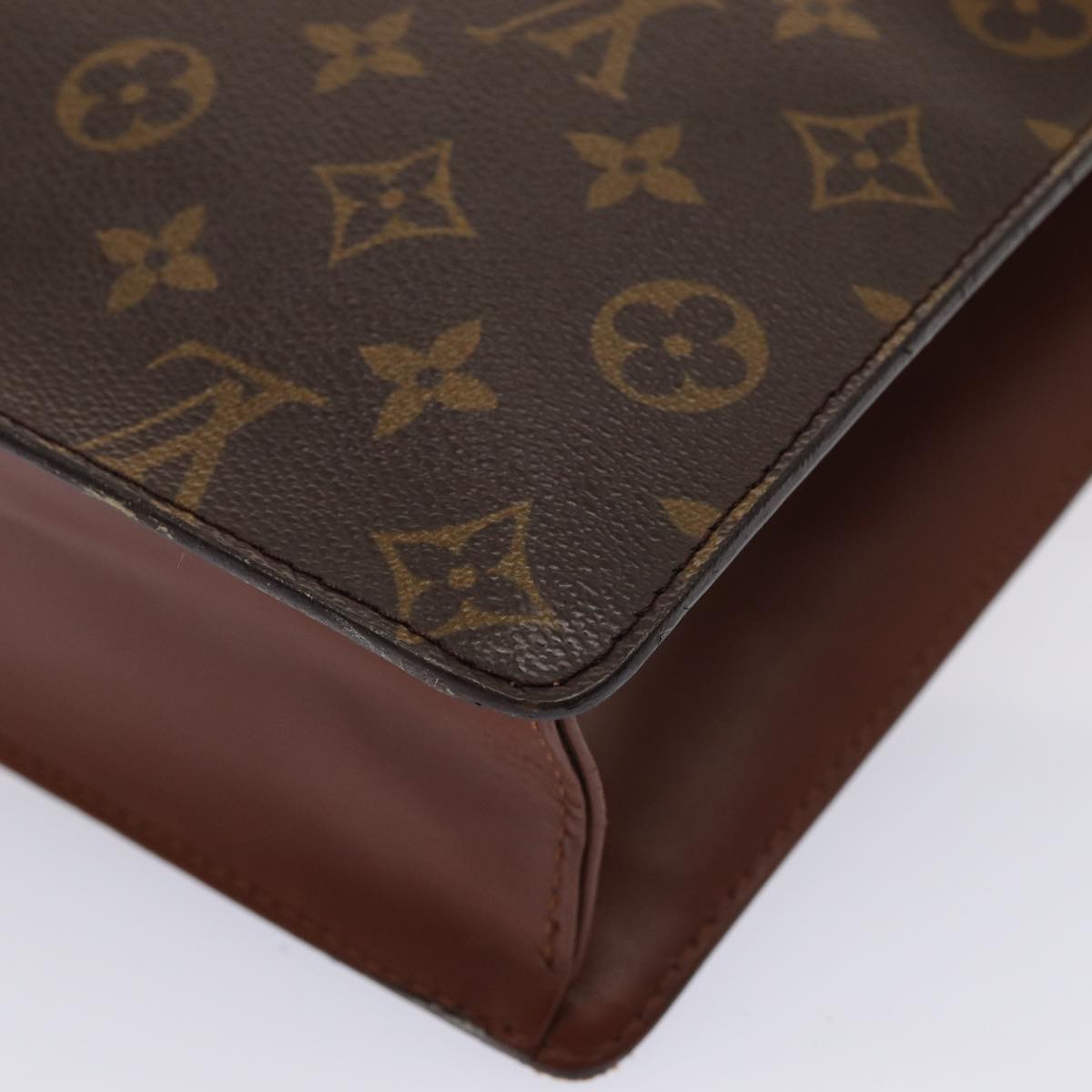 LOUIS VUITTON Monogram Monceau 28 Hand Bag 2way M51185 LV Auth 80506