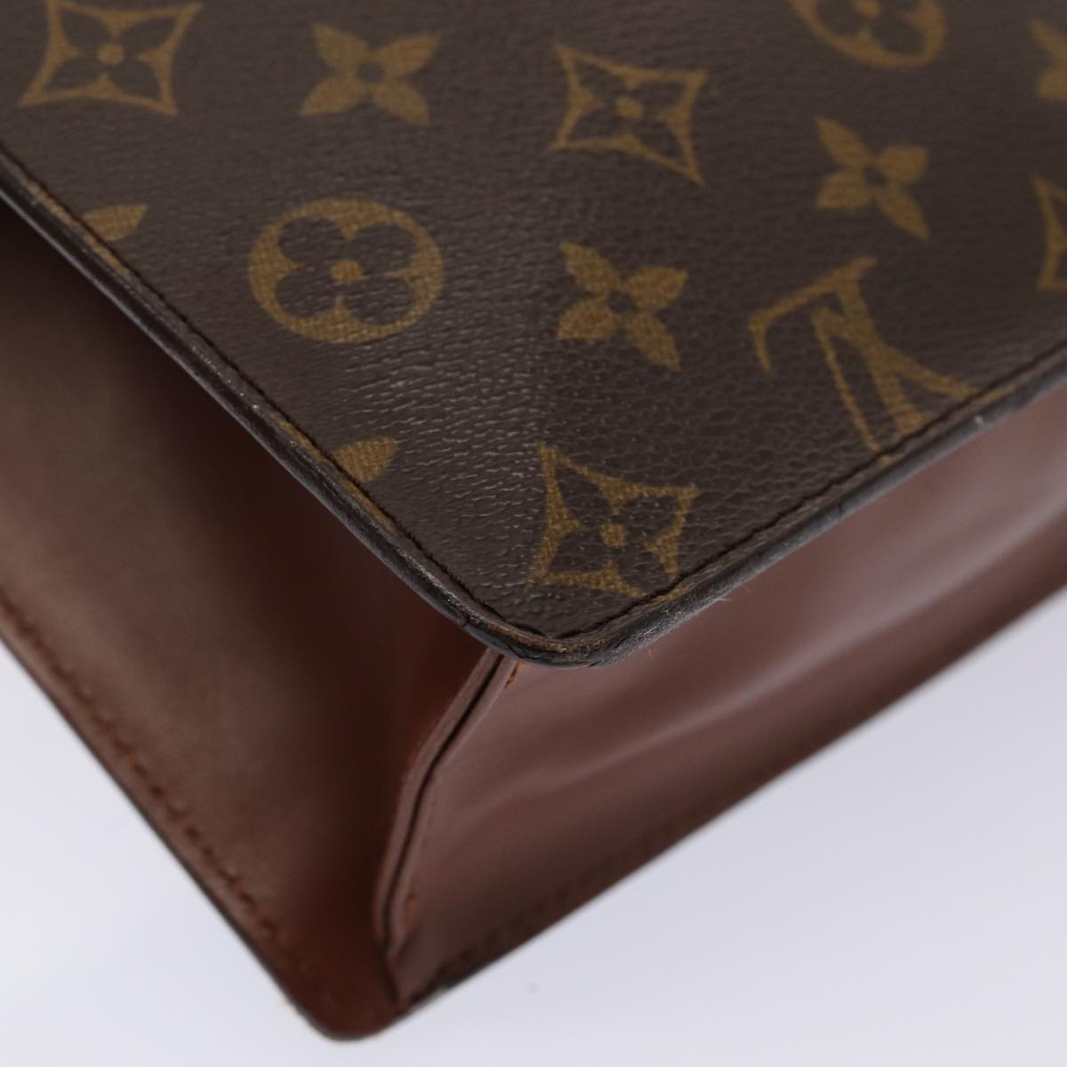 LOUIS VUITTON Monogram Monceau 28 Hand Bag 2way M51185 LV Auth 80506