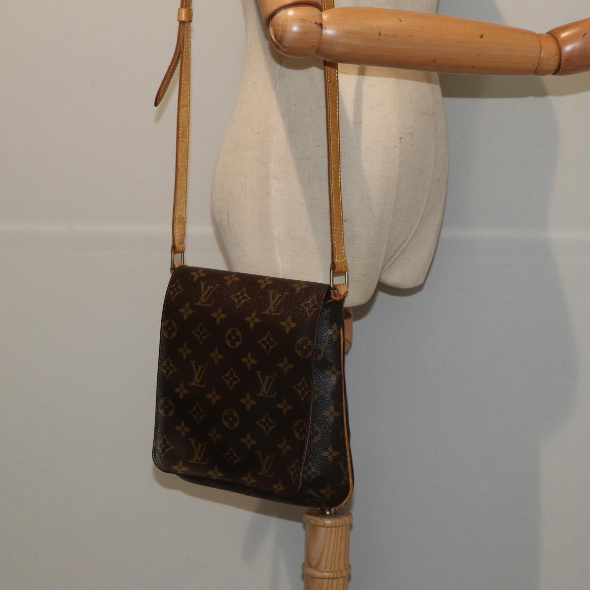 LOUIS VUITTON Monogram Musette Salsa Long Shoulder Bag M51387 LV Auth 80507