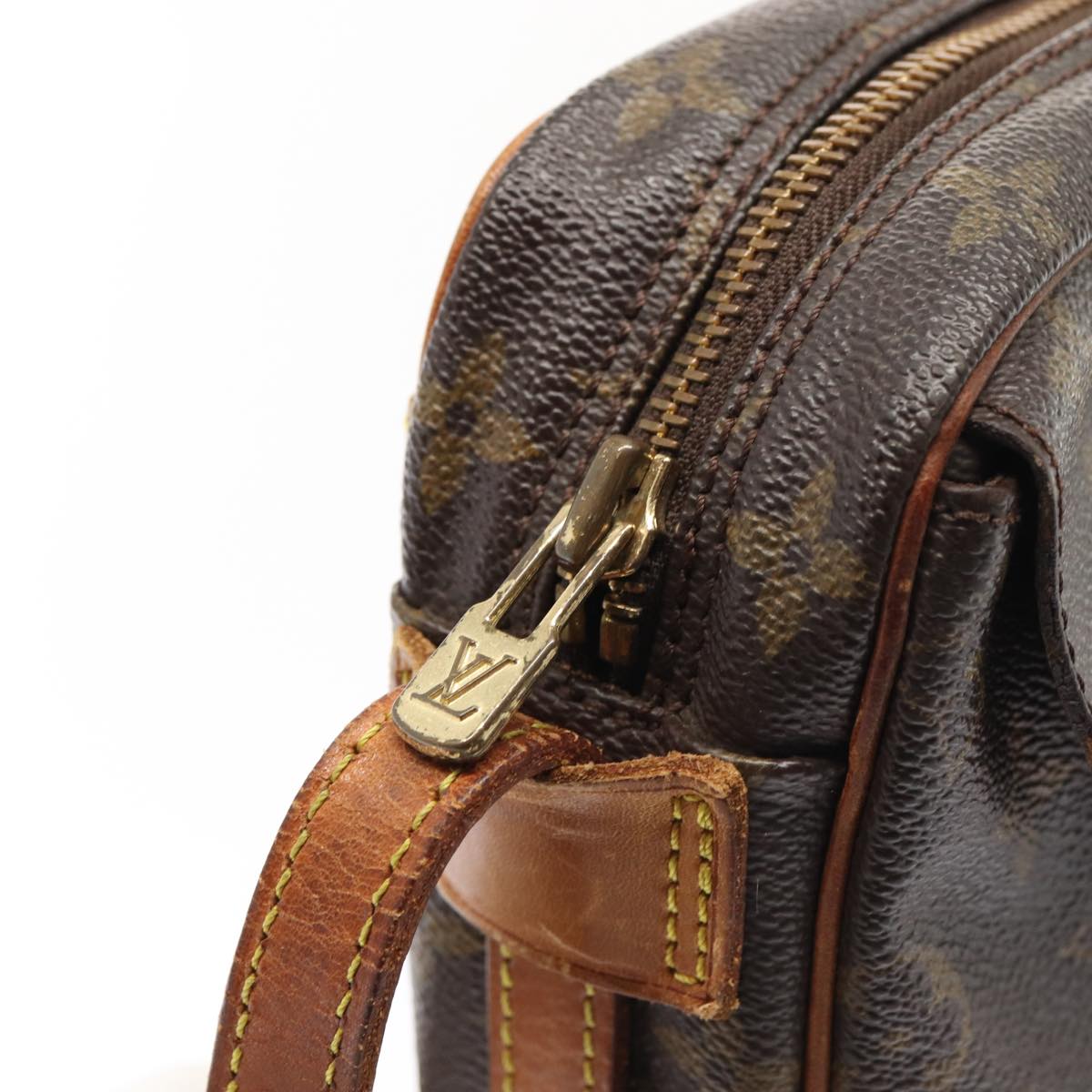 LOUIS VUITTON Monogram Jeune Fille MM Shoulder Bag M51226 LV Auth 80510