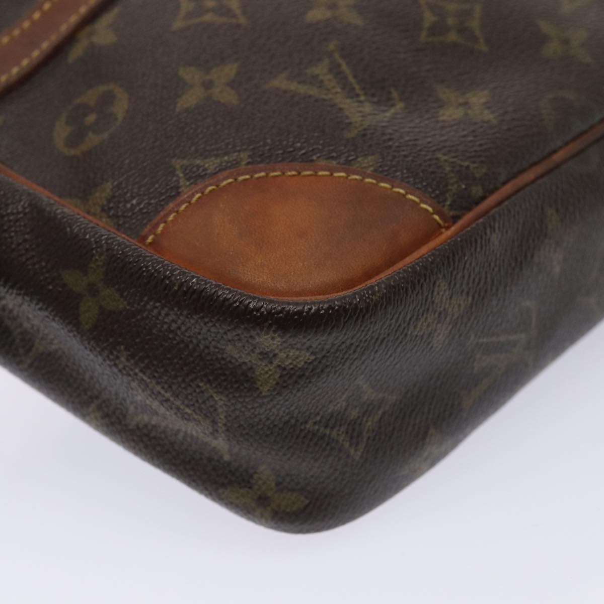 LOUIS VUITTON Monogram Compiegne 28 Clutch Bag M51845 LV Auth 80515