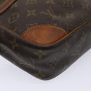 LOUIS VUITTON Monogram Compiegne 28 Clutch Bag M51845 LV Auth 80515-15