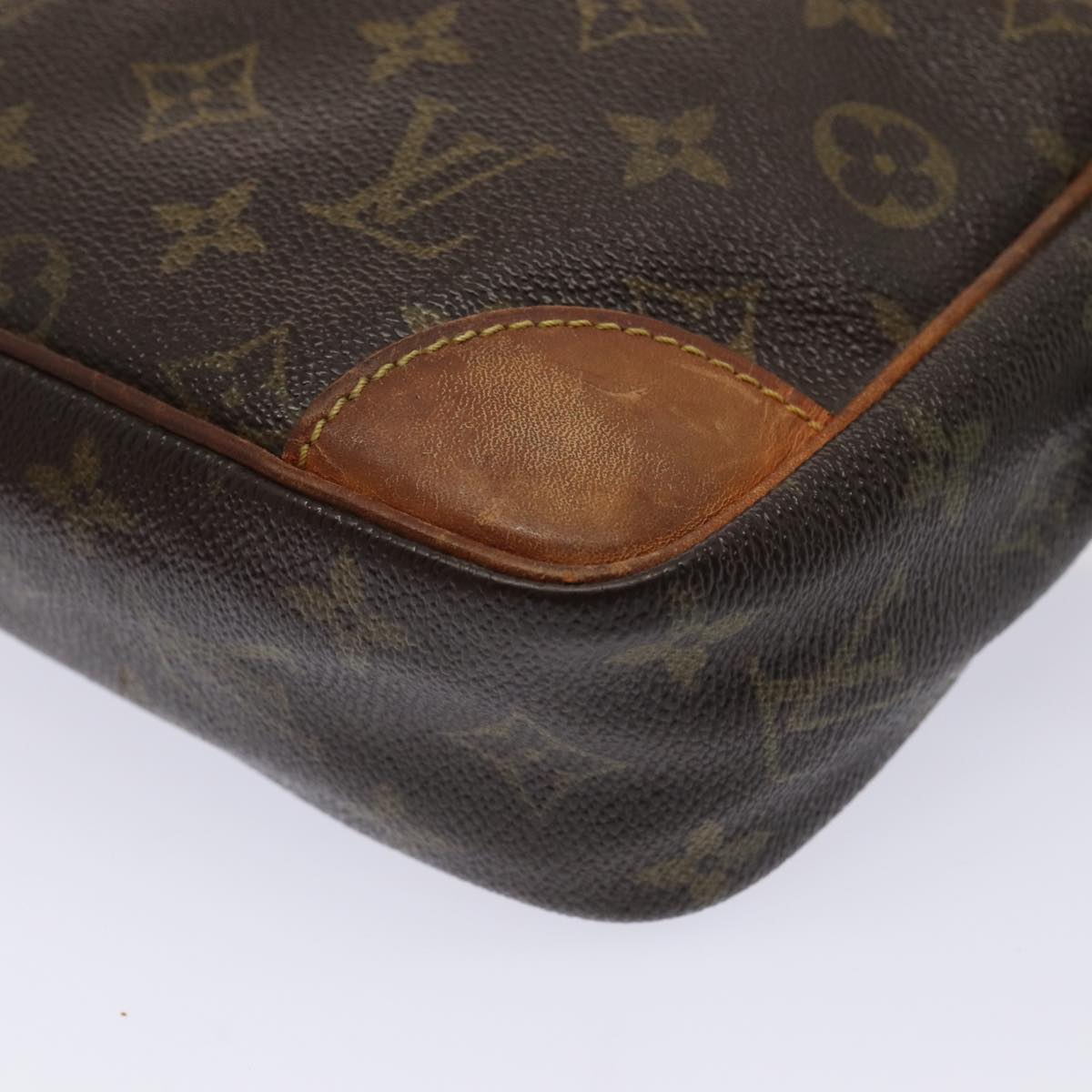 LOUIS VUITTON Monogram Compiegne 28 Clutch Bag M51845 LV Auth 80515