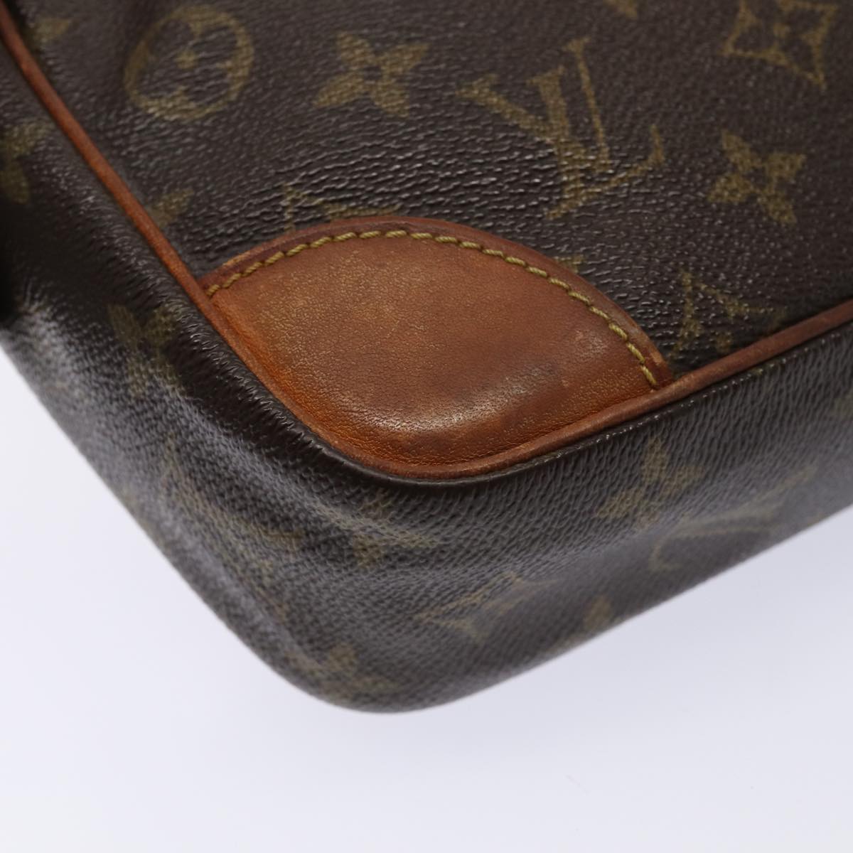 LOUIS VUITTON Monogram Compiegne 28 Clutch Bag M51845 LV Auth 80515