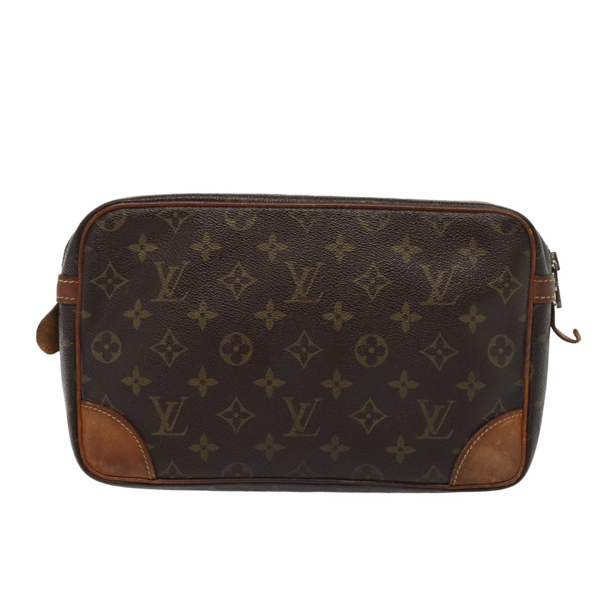 LOUIS VUITTON Monogram Compiegne 28 Clutch Bag M51845 LV Auth 80515 - 0