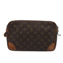 LOUIS VUITTON Monogram Compiegne 28 Clutch Bag M51845 LV Auth 80515-2