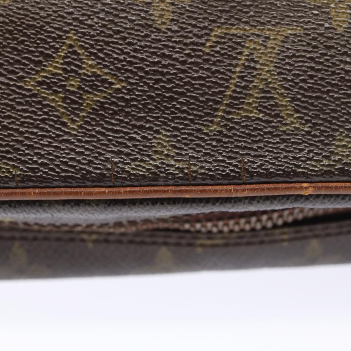 LOUIS VUITTON Monogram Compiegne 28 Clutch Bag M51845 LV Auth 80515