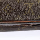 LOUIS VUITTON Monogram Compiegne 28 Clutch Bag M51845 LV Auth 80515-6
