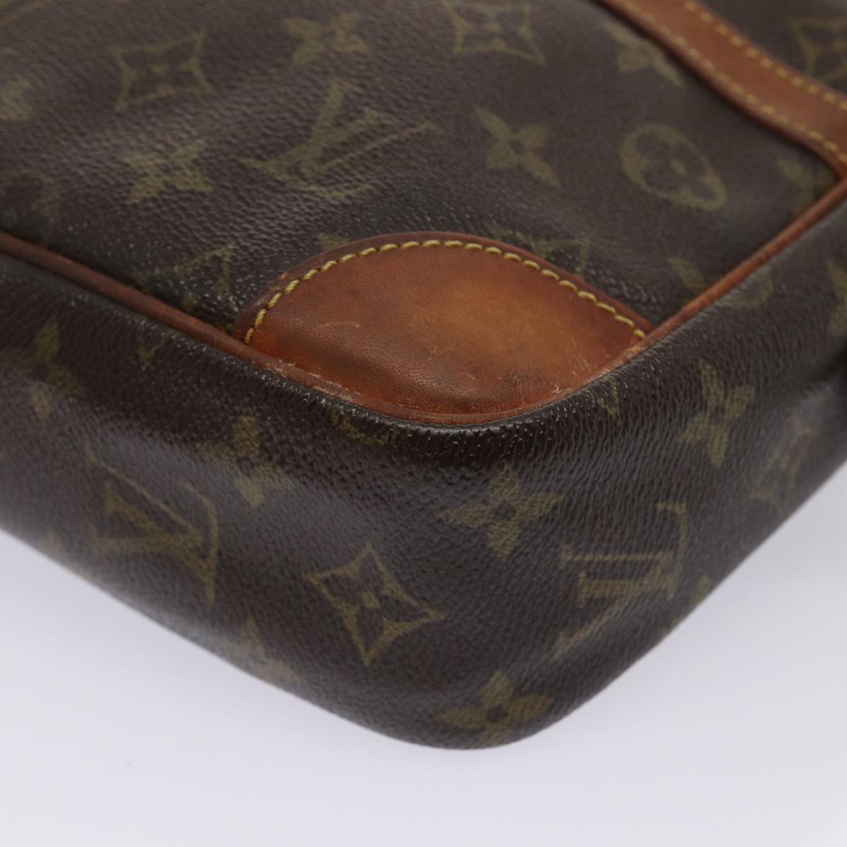 LOUIS VUITTON Monogram Compiegne 28 Clutch Bag M51845 LV Auth 80515