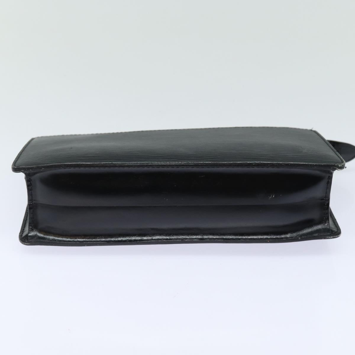 LOUIS VUITTON Epi Pochette Homme Clutch Bag Black Noir M52522 LV Auth 80526