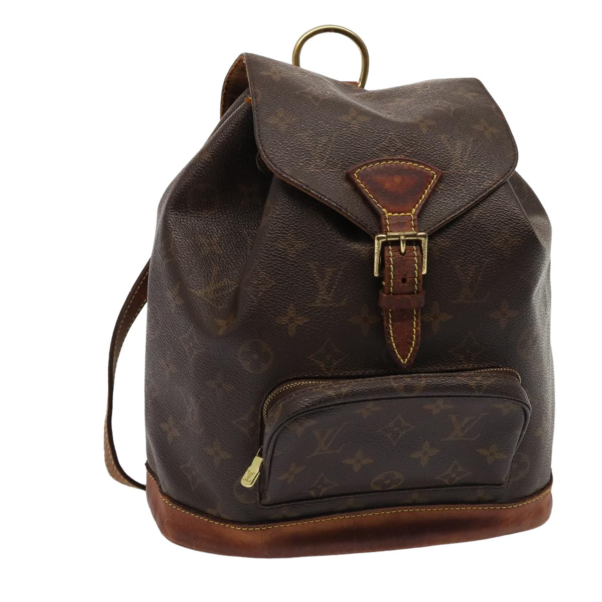 LOUIS VUITTON Monogram Montsouris PM Backpack M51137 LV Auth 80528