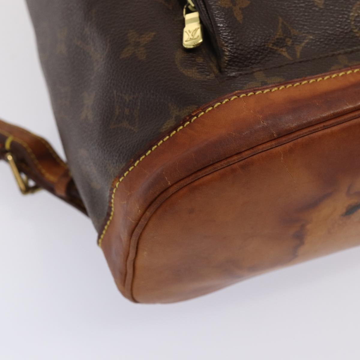 LOUIS VUITTON Monogram Montsouris PM Backpack M51137 LV Auth 80528