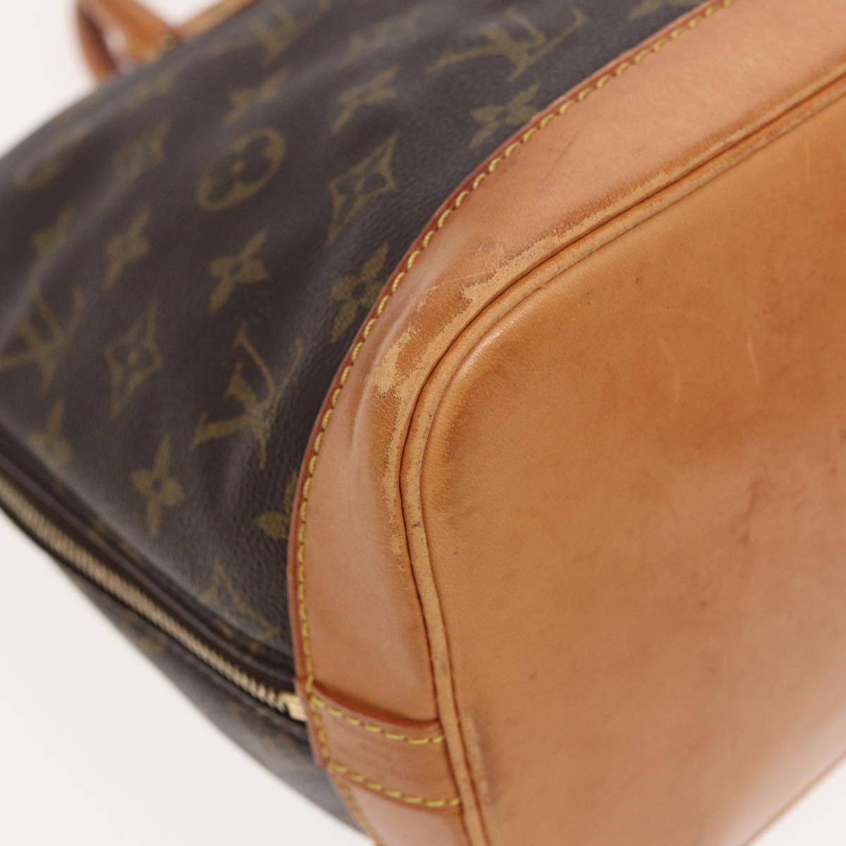 LOUIS VUITTON Monogram Alma Hand Bag M51130 LV Auth 80533