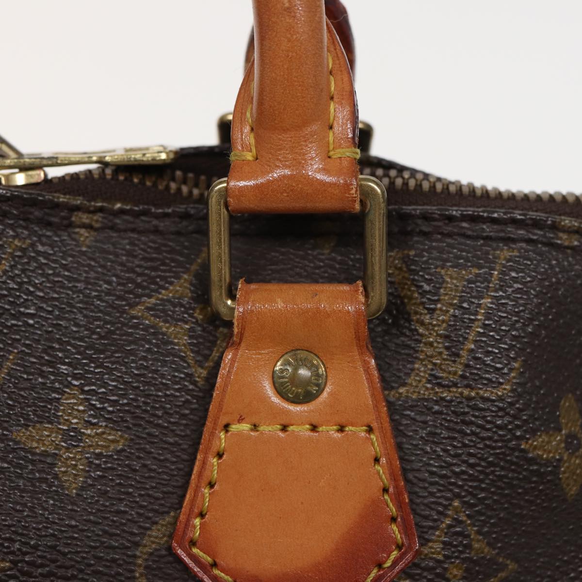 LOUIS VUITTON Monogram Alma Hand Bag M51130 LV Auth 80533